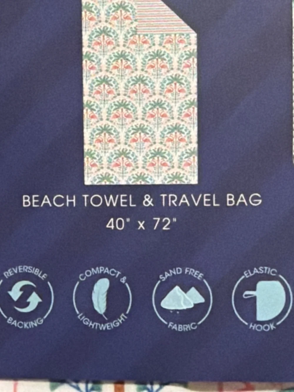 Cynthia Rowley Reversible Beach Towel & Travel Bag